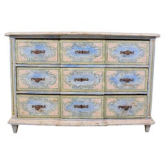 French Provincial Painted Three Drawer Chest