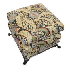 Vintage Turkish Ottoman in the Style of Frances Elkins