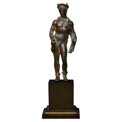 Ancient Roman Bronze Figure of Mercury, 1st Century AD