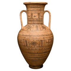 A Large Greek Geometric Pottery Amphora, Geometric Period, 725 BC to 700 BC