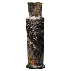 Roman Glass Bottle, Late Classical Period, 3rd Century AD