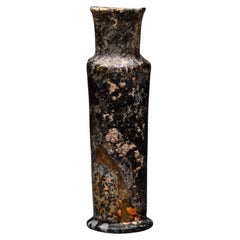 Roman Glass Bottle, Late Classical Period, 3rd Century AD