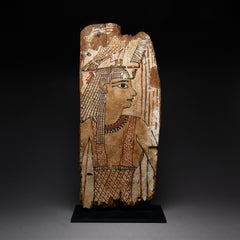 Late Period Wooden Panel Fragment featuring Imentet, 664 BC to 332 BC