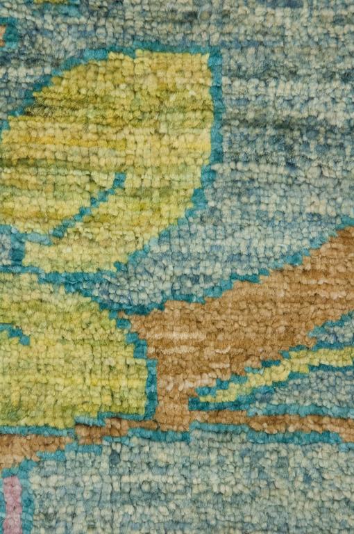 Green Arts &amp; Crafts Area Rug For Sale at 1stdibs