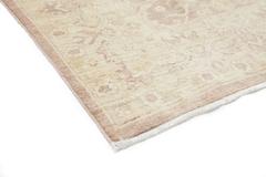 One-of-a-Kind Oriental Silky Oushak Wool HandmadeArea Rug, Mocha, 6' 2 x 8' 5