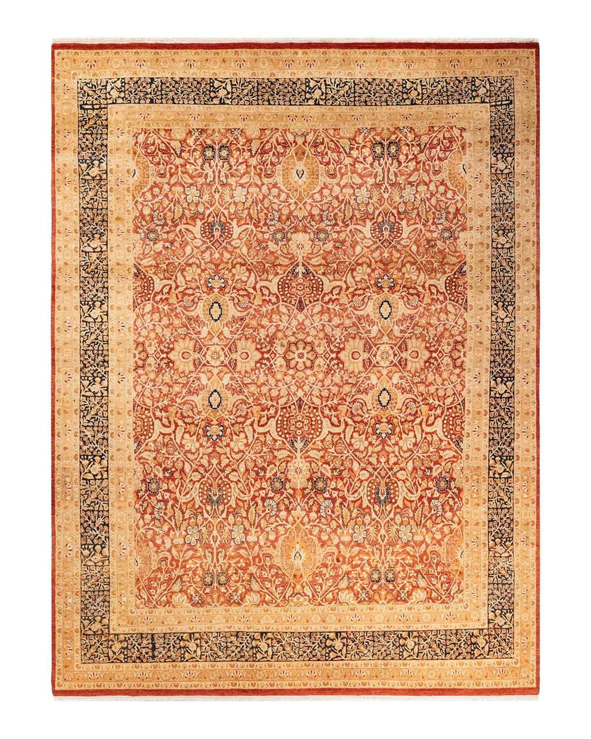 With understated palettes and allover designs, the rugs in the Mogul Collection will bring timeless sophistication to any room. Influenced by a spectrum of Turkish, Indian, and Persian designs, the artisans who handweave these wool rugs imbue