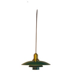 Poul Henningsen PH 3/2 Pendant - brass top / copper shades- Danish Design