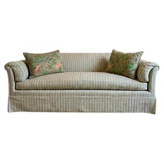 Susan Osbourne Egerton Sofa in the Style of Howard & Sons, Susan Deliss Ticking