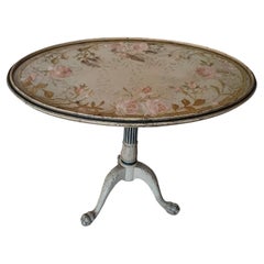 French Painted Tripod Table, Louis XVI Style, Circa 1860–1880