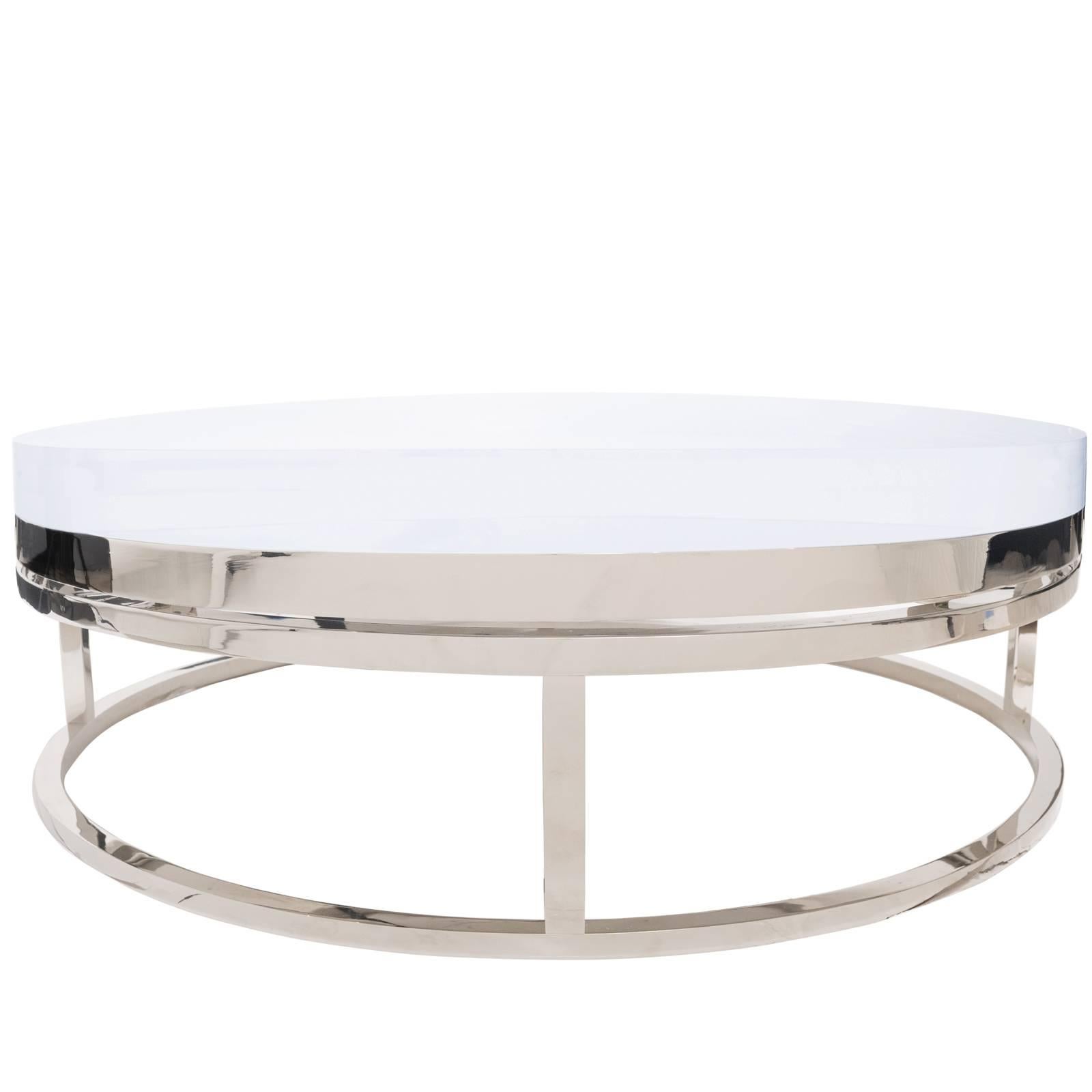 Mies Round Coffee Table For Sale