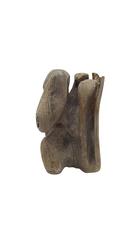 19th Century Primitive Wood Carving Sculpture