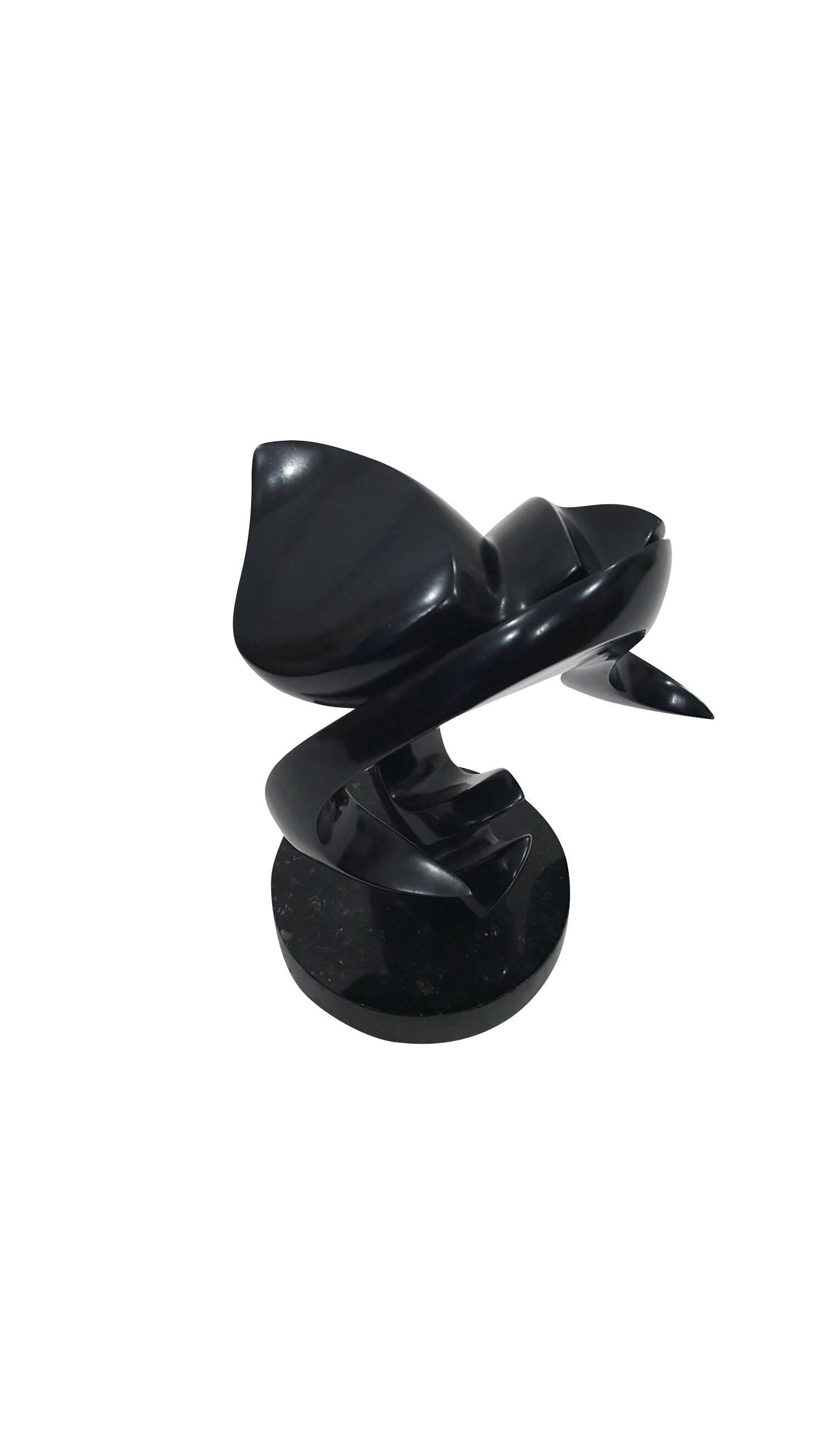 North American Amour by Alexander Krivosheiw, Sculpture in Black Bronze For Sale
