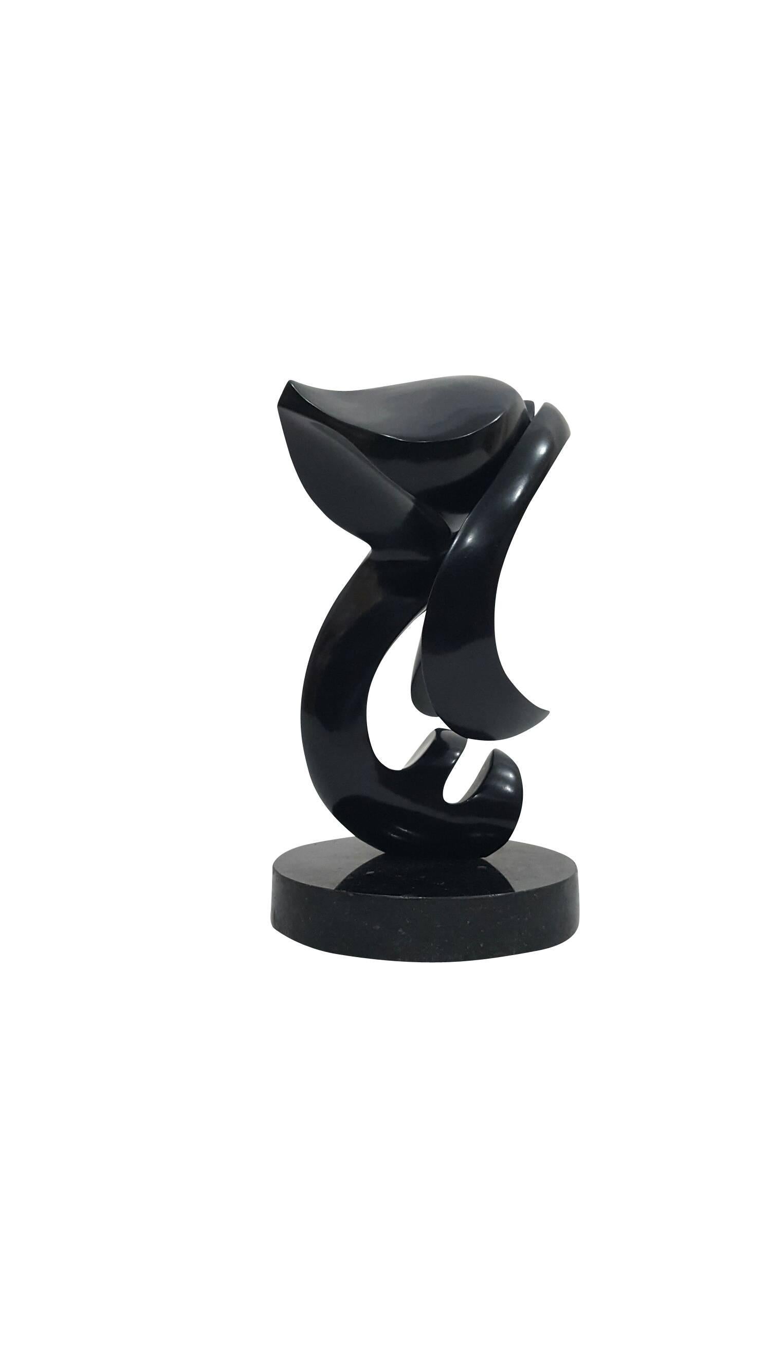 Contemporary Amour by Alexander Krivosheiw, Sculpture in Black Bronze For Sale