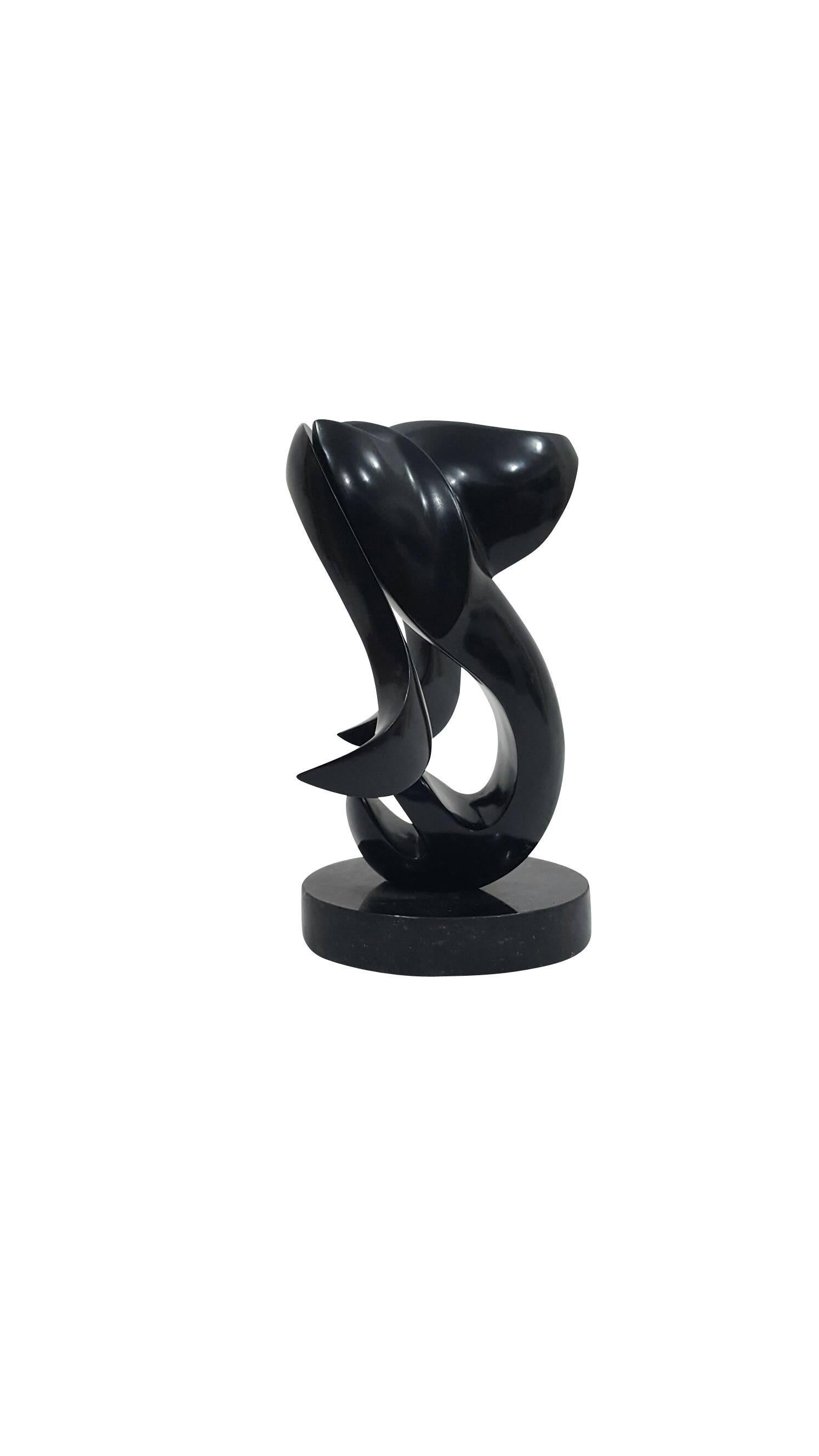 Amour by Alexander Krivosheiw, Sculpture in Black Bronze For Sale 3