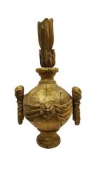 19th Century Pair of Antique Wood Finials
