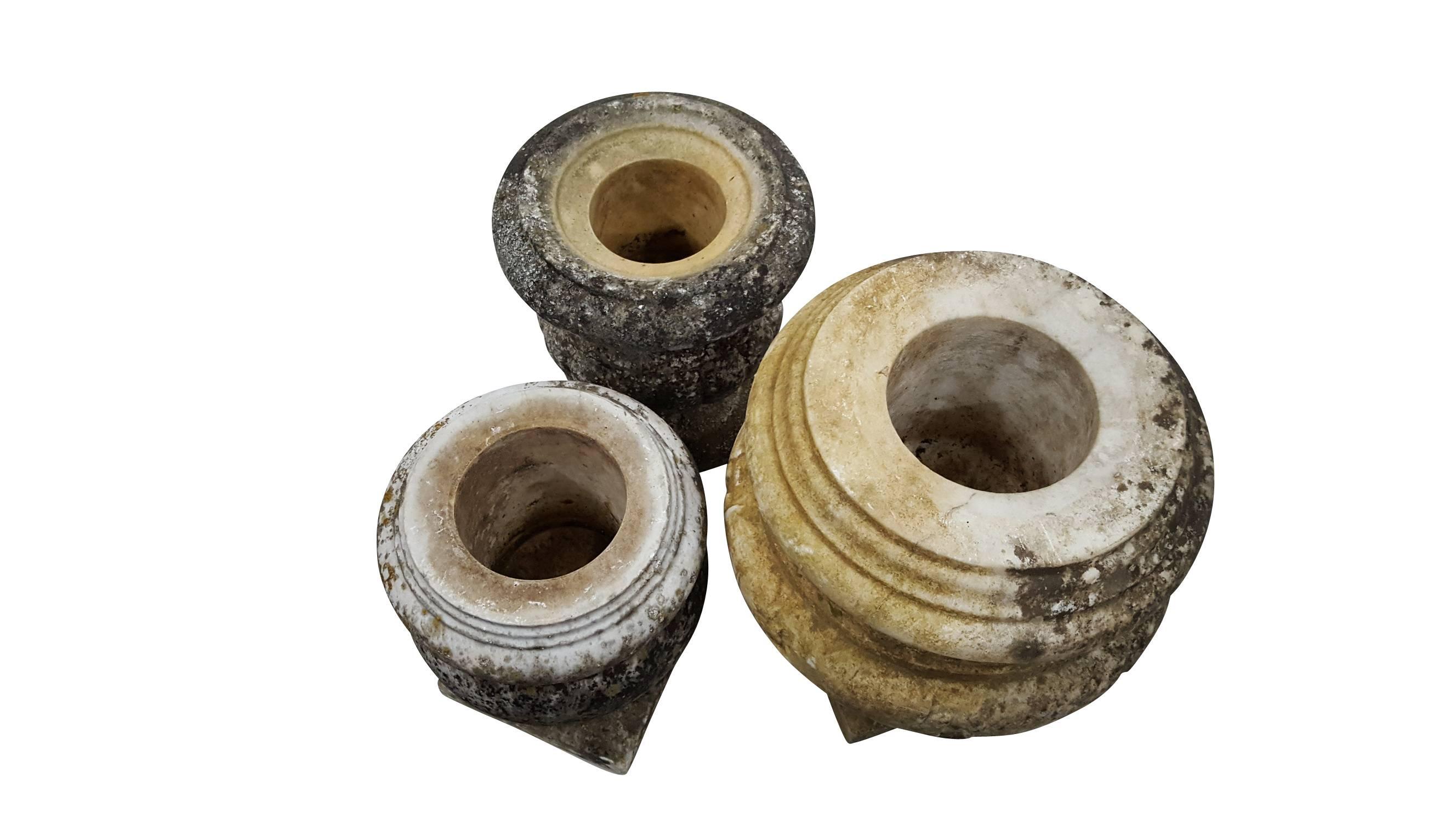 19th Century Antique Stone Urn Finial, Medium For Sale 1
