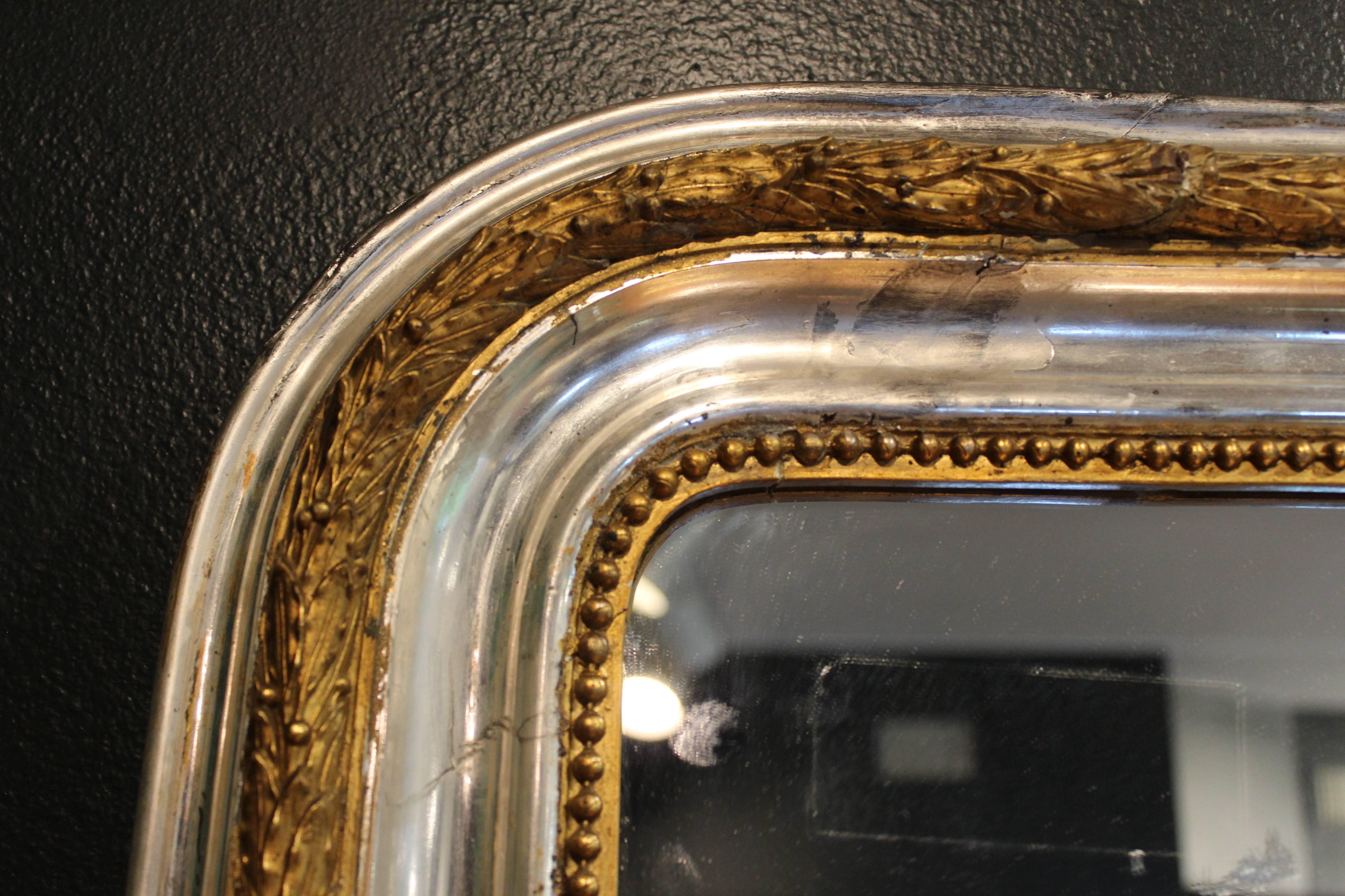 19th Century Louis Phillippe Style Mirror In Excellent Condition For Sale In New Orleans, LA