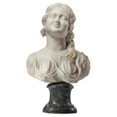 Marmorbüste einer Göttin, italienisch, Ende des 17./Anfang des 18. Jahrhunderts