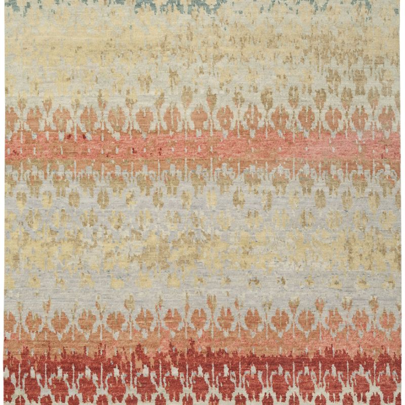 Alcazar Handgeknüpft Tibetische Wolle Bereich Teppich, Abstraktes Design, 8'x10'