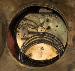 Little Gilt Bronze Alcove Wall Clock