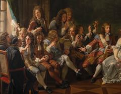 Molière Reading Tartuffe at Ninon de Lenclos's by Monsiau