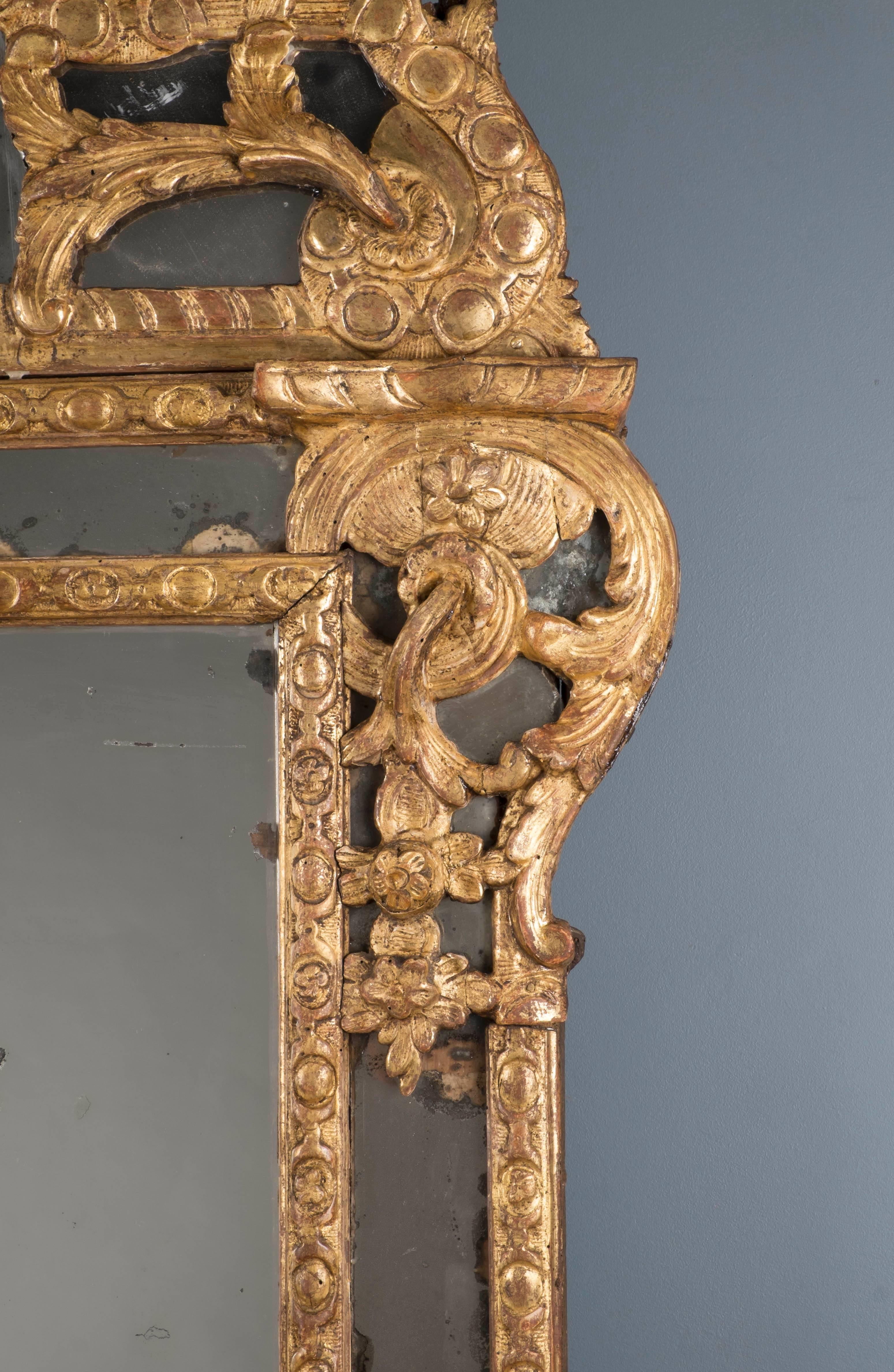 French Regency Giltwood Mirror 2