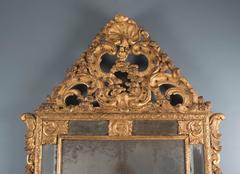 French Regency Mirror with Pediment