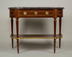 Louis XVI Mahogany Console Table