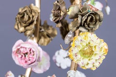 Porcelain of Meissen Chandelier Stamped with "C couronné"