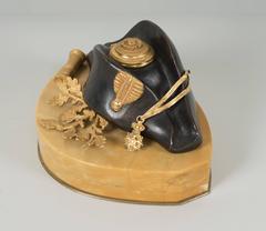 Bronze Inkwell Bicorn Hat