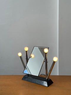 Miroir de table « Yucca » d'Anna Anselmi, Bieffeplast, Italie, design postmoderne des années 80