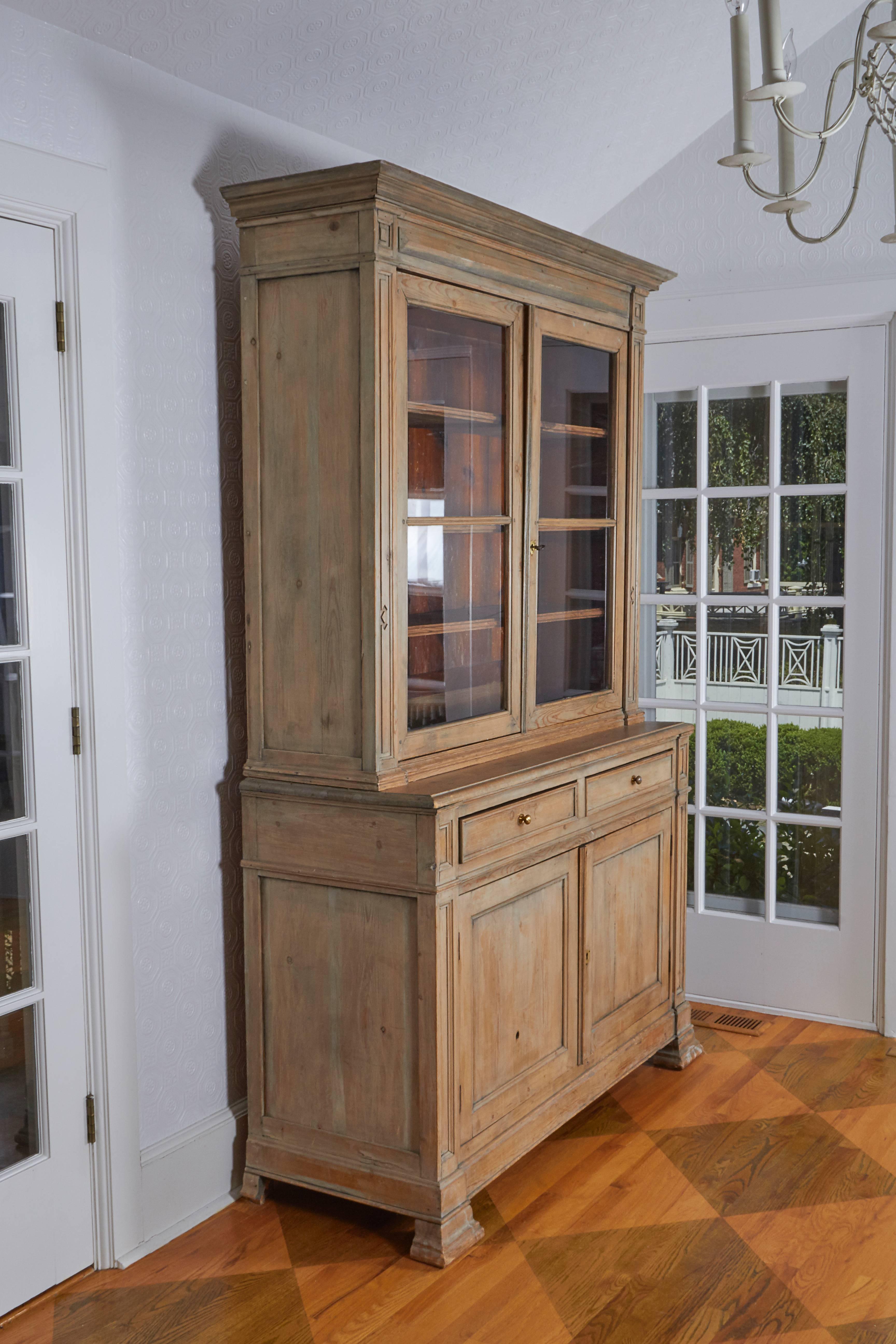 19th Century French Pine Cabinet In Good Condition In New York, NY