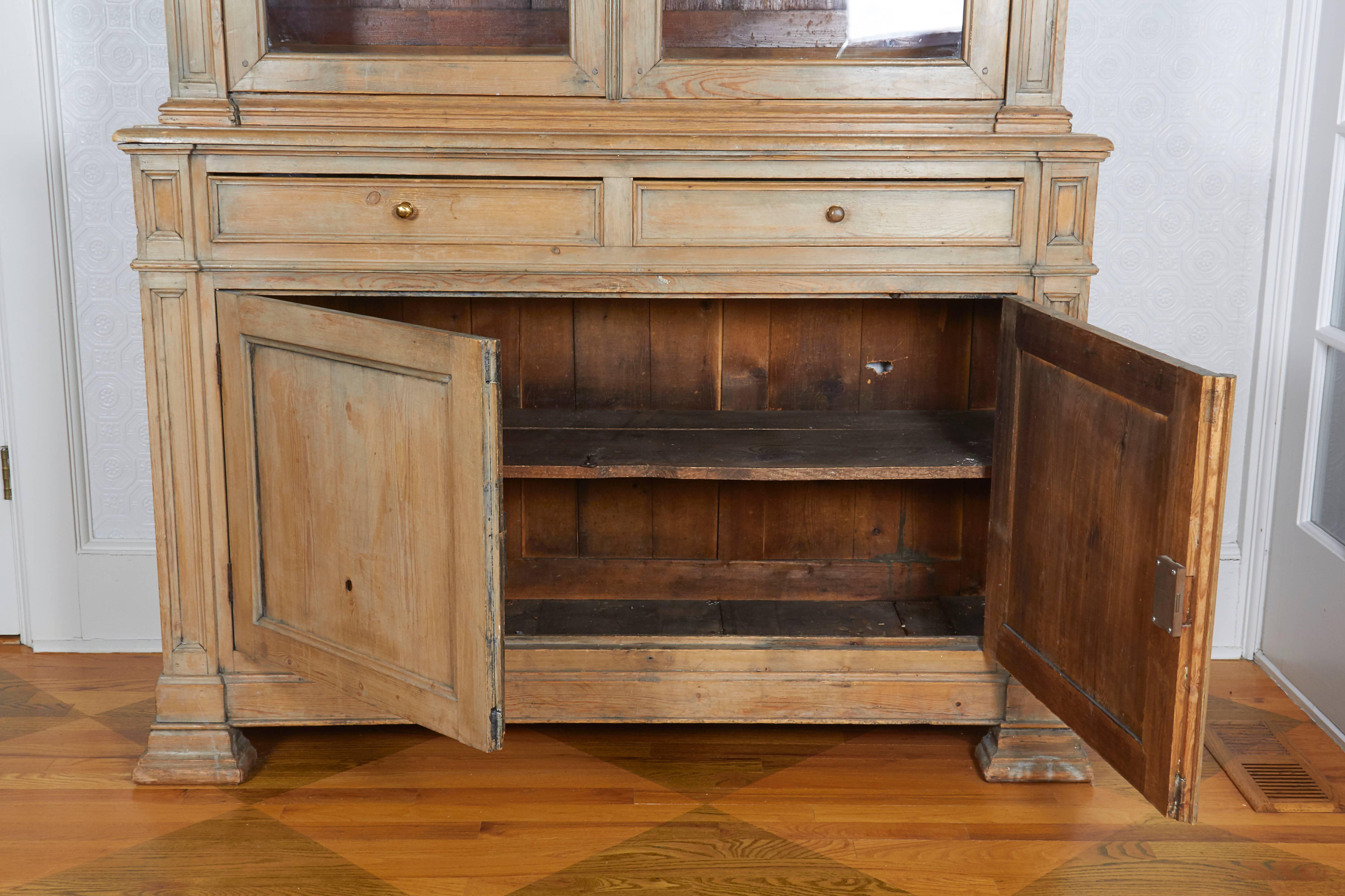 19th Century French Pine Cabinet 2