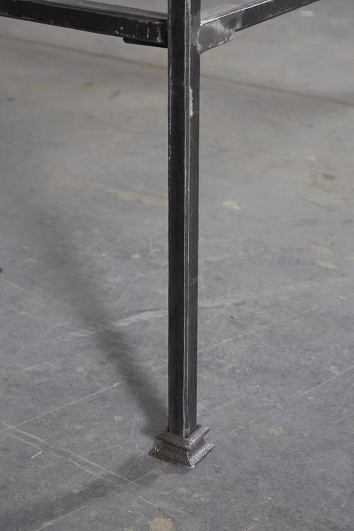 Hand-Polished Iron Four Poster Queen Bed Frame For Sale at ...