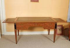 Continental Empire Style Karelian Birch Bureau Plat