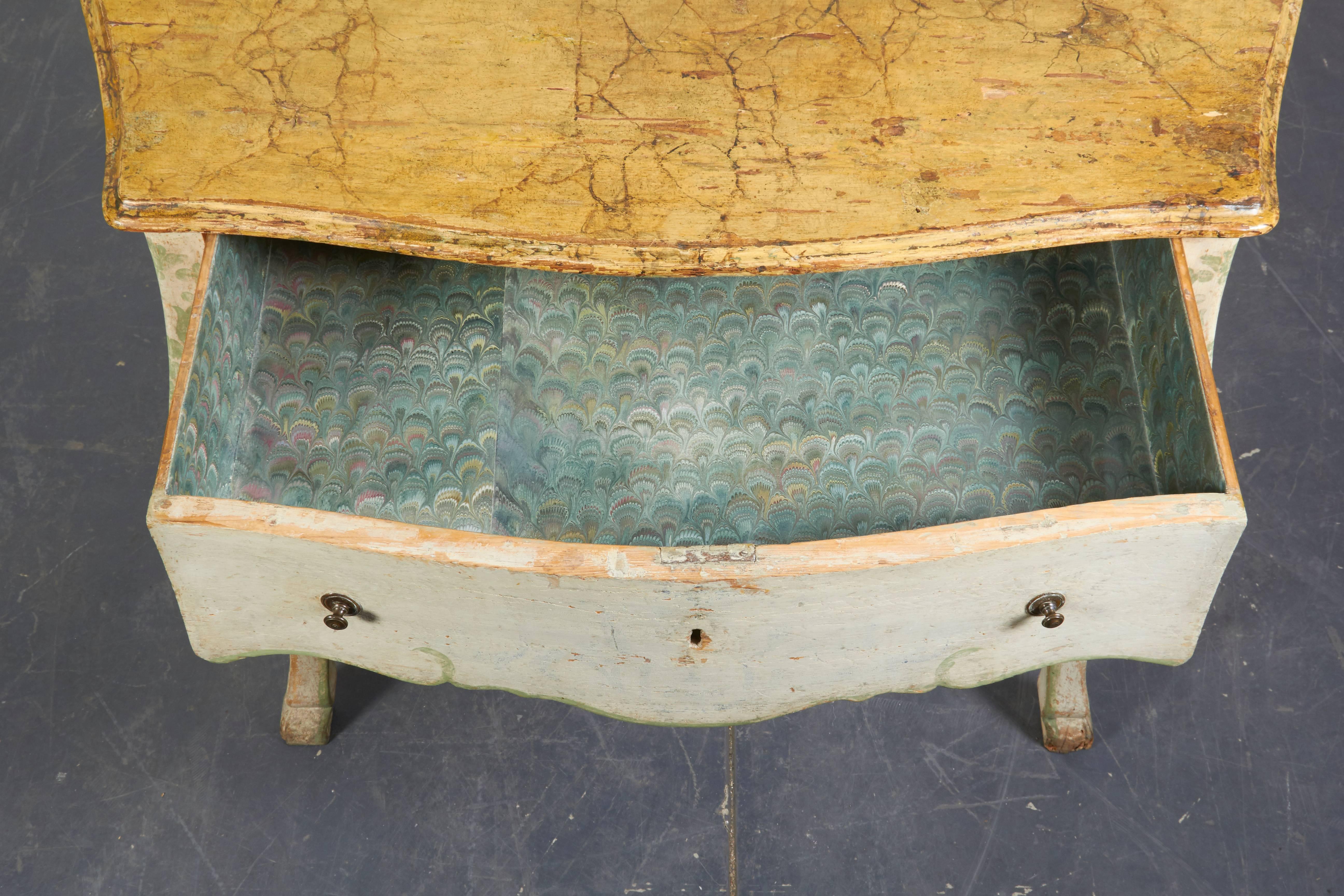 Pair of 19th Century Louis XV Style Painted Console Tables 3