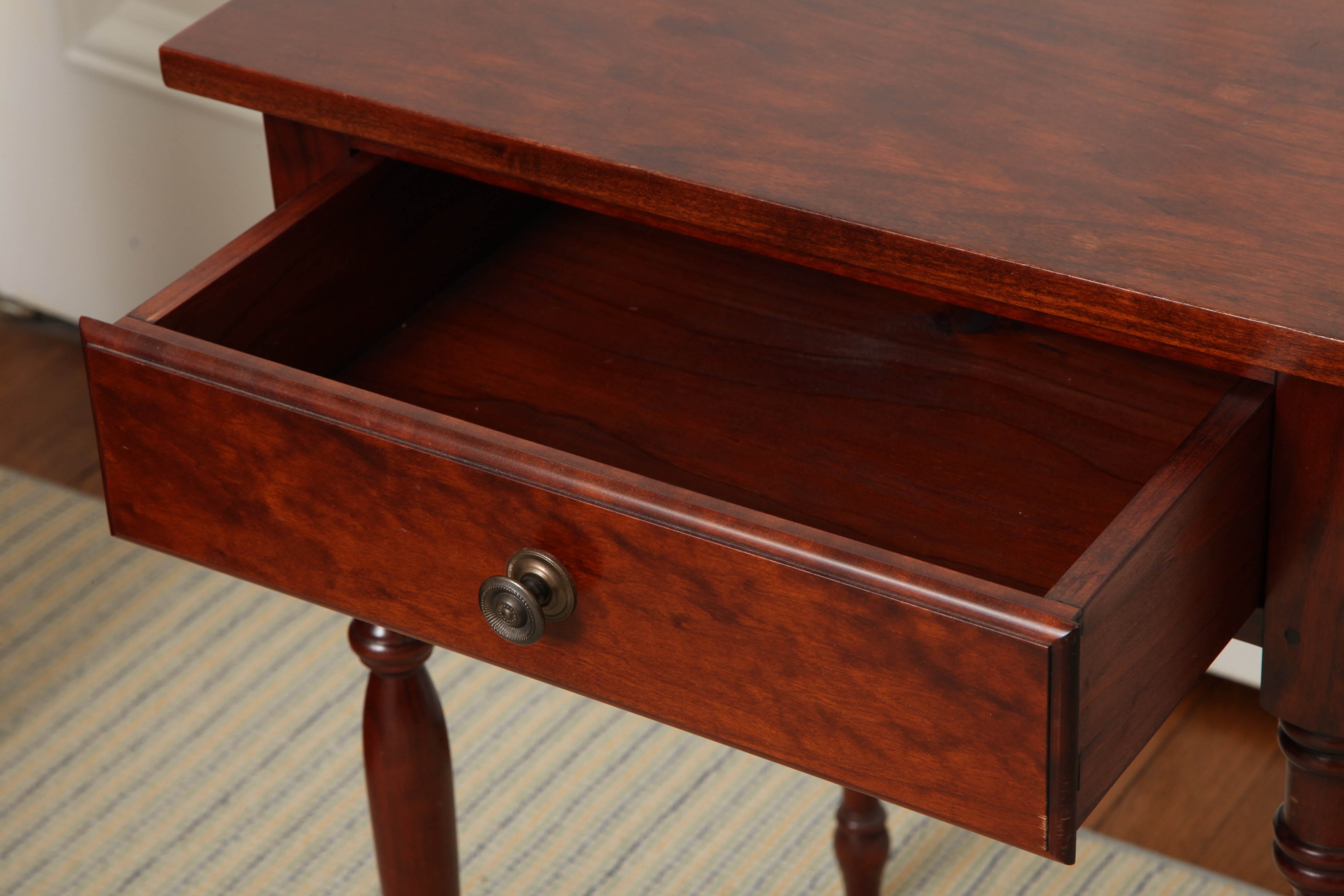 20th Century Sheraton Style Cherry Side Tables