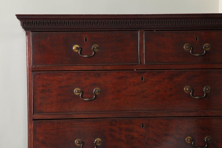 English Fine George III Mahogany Chest-on-Chest