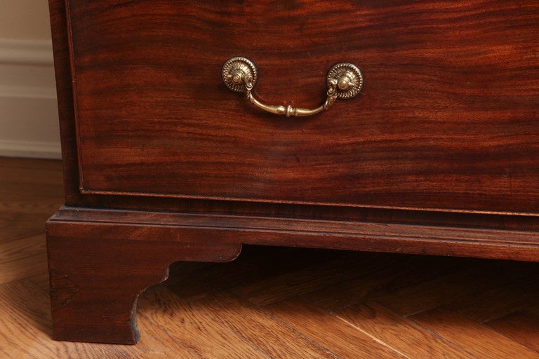 Fine George III Mahogany Secretaire Bookcase 1