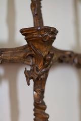 Exuberantly Scaled 19th Century Venetian Giltwood Wall Shelf