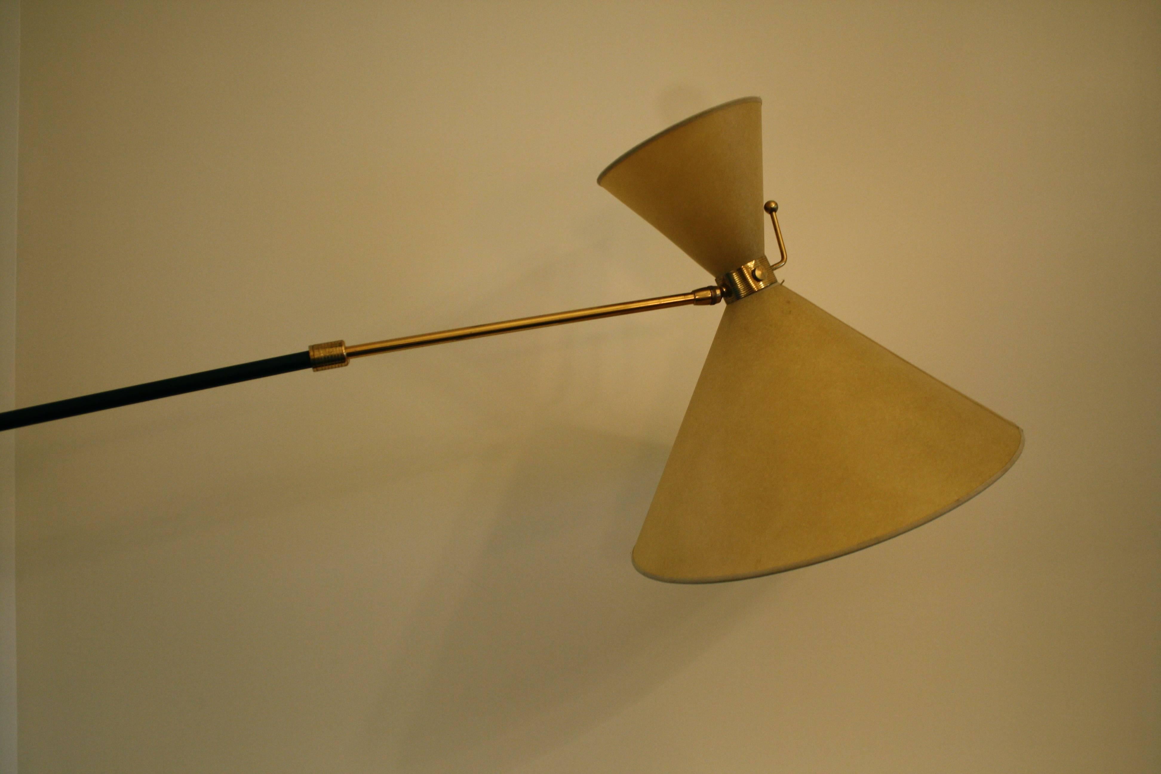 Mid-20th Century Large Midcentury Sconce by Lunel