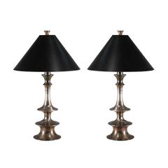 Arabesque Lamp, Silver Plated 3