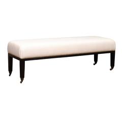 Robert Brown Collection Custom Allen Bench, with Holland & Sherry