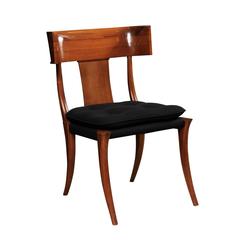 Modernist Mahogany Klismos Chair 4