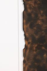 Paul Chojnowski "Figure in Darkness" Burn Drawing