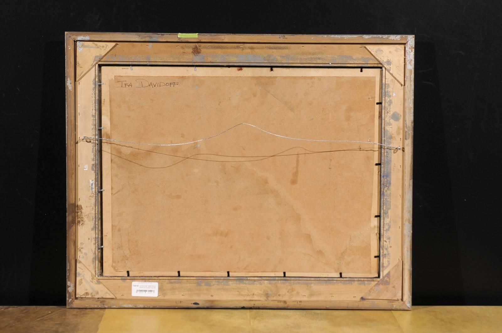 Oil on board, unsigned dimensions: (frame) H 23.5