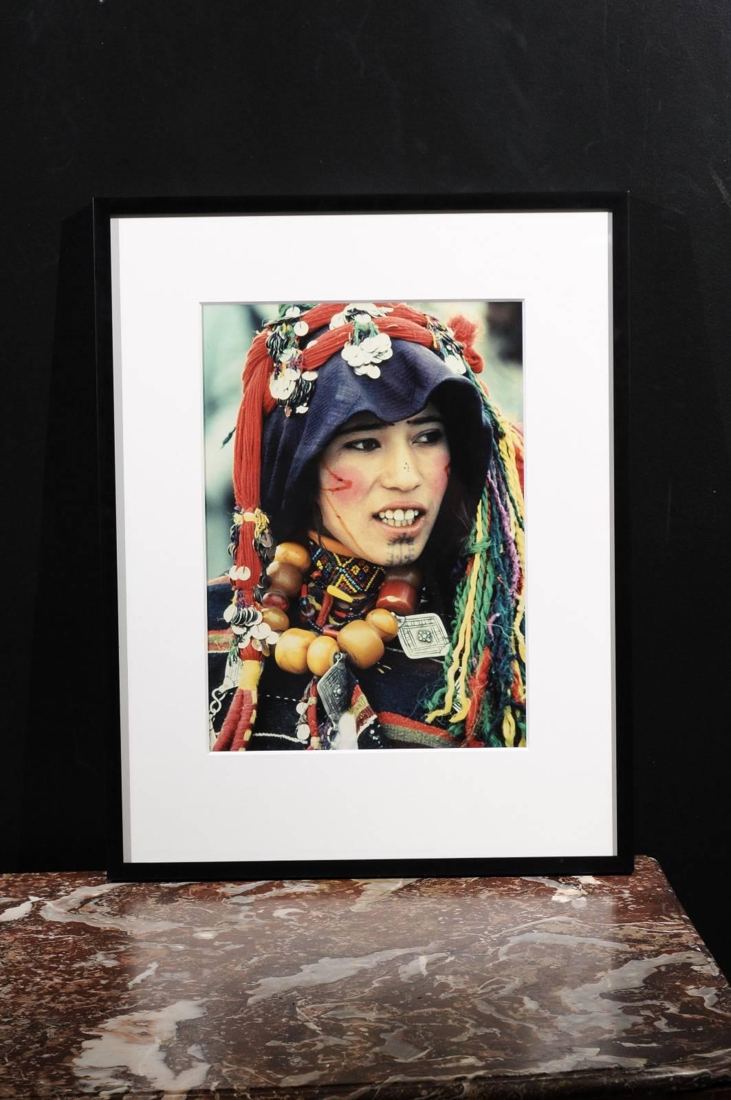 Wood Chromogenic Portrait Attributed to Angela Fisher For Sale