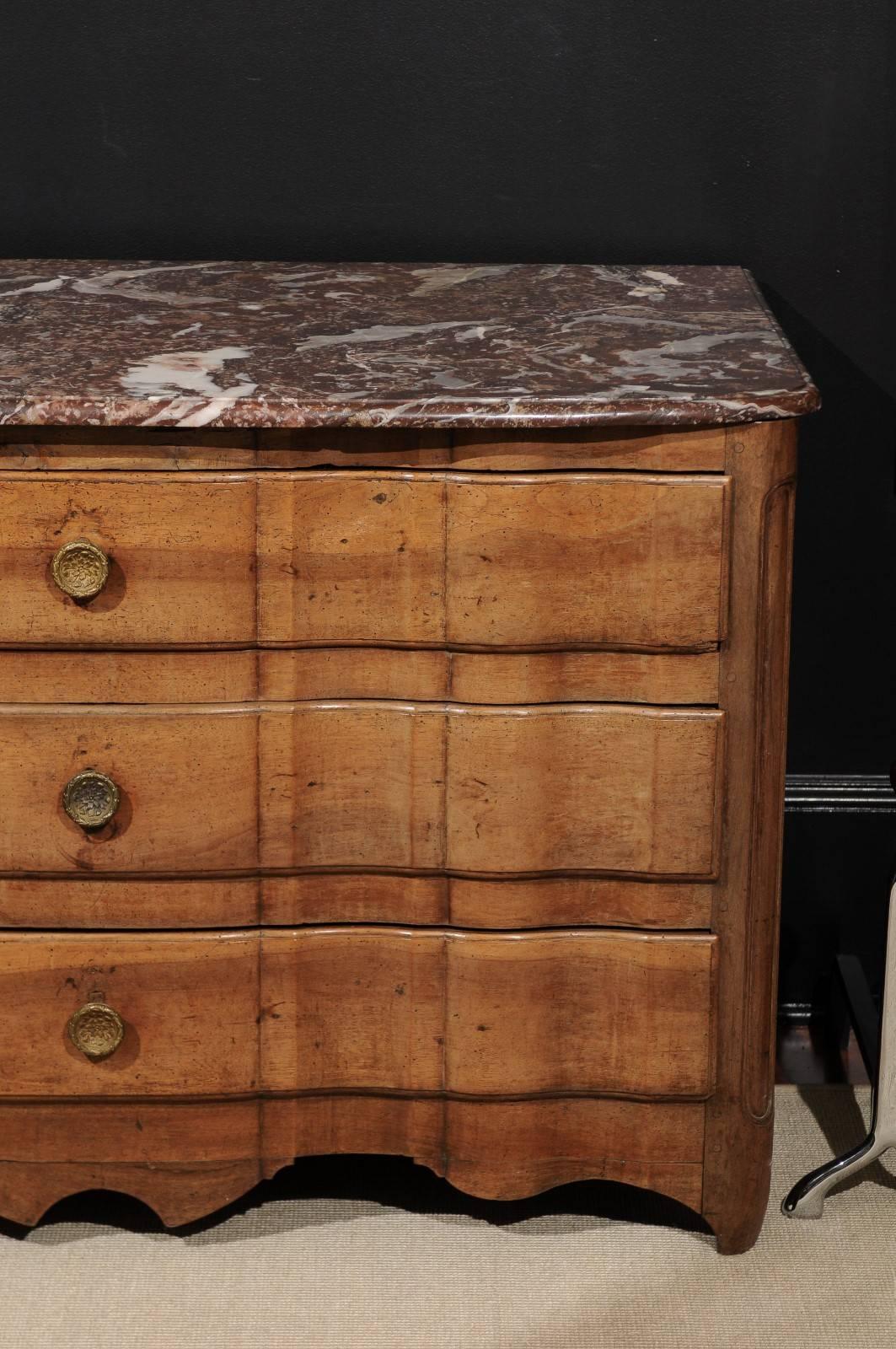18th Century Antique Marble-Top Dresser