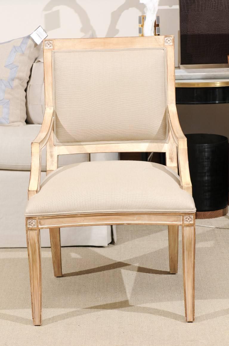 Neo-Classical Painted Arm Chair 3