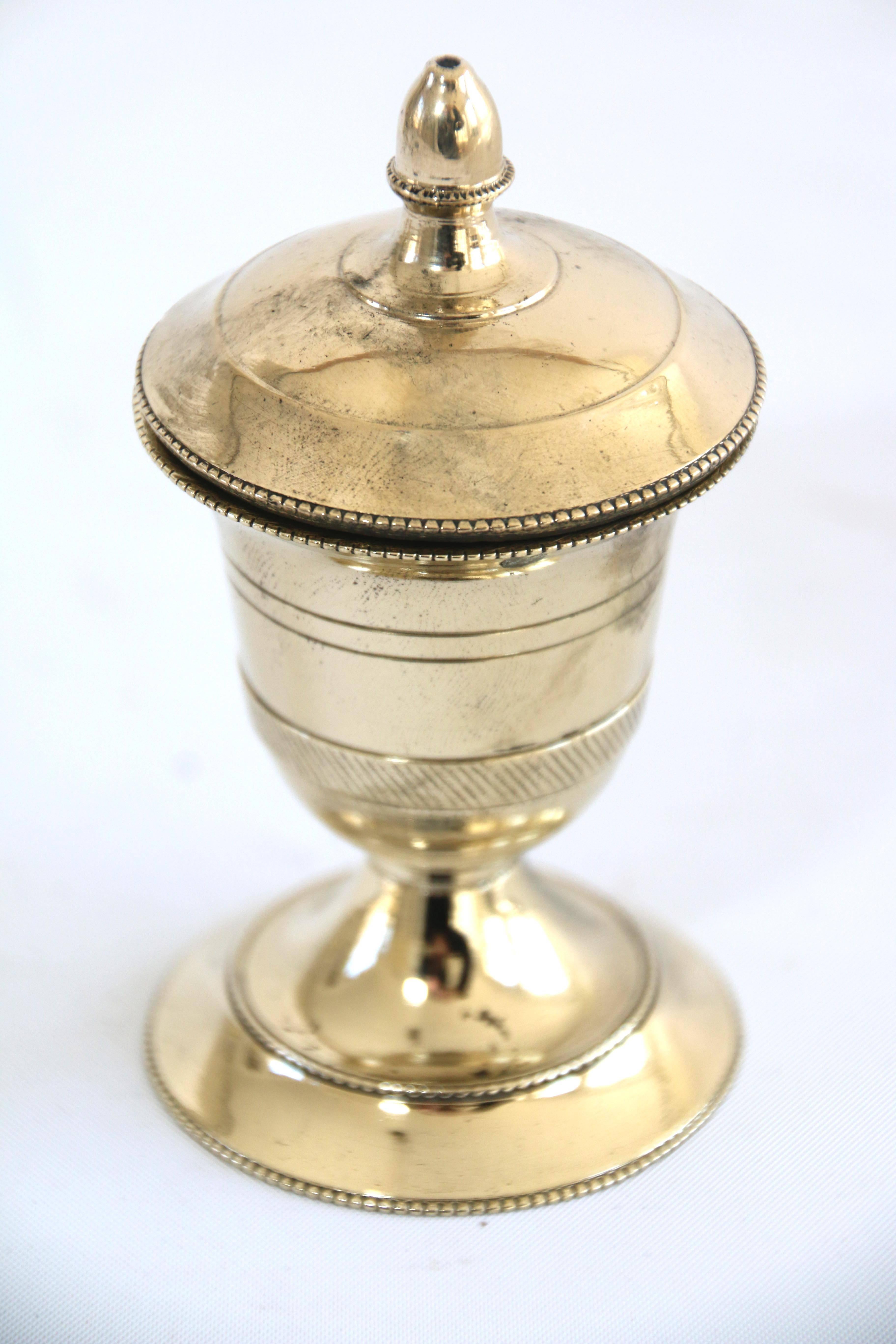 19th Century Brass Standish (Inkwell)  For Sale 3